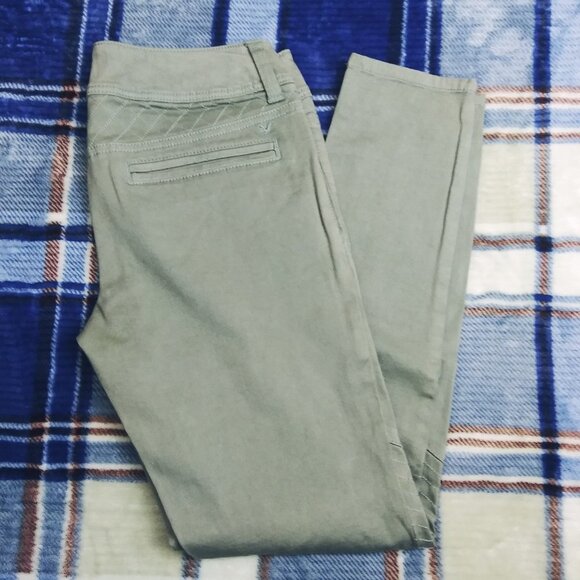 American Eagle Outfitters Super Stretch Moto Jeans Size 0 - Picture 2 of 10